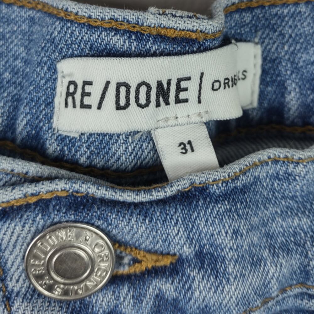 RE/DONE Ultra High Rise Jeans Fade Away Destroyed Size 31 - Picture 4 of 16